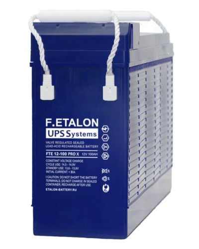 F.ETALON FTE 12-100 PRO X. Аккумулятор герметичный свинцово-кислотный. ETALON в Коврове