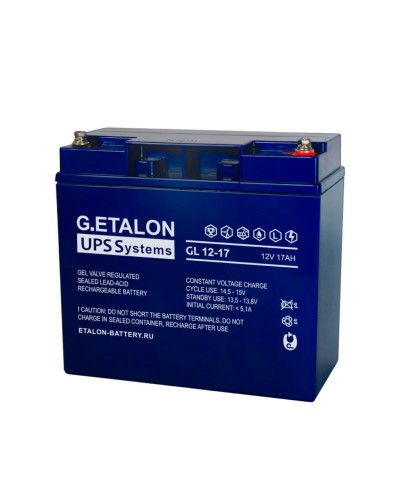 G.ETALON GL 12-17. Аккумулятор герметичный свинцово-кислотный. ETALON в Коврове