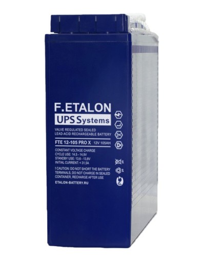F.ETALON FTE 12-105 PRO X. Аккумулятор герметичный свинцово-кислотный. ETALON в Коврове