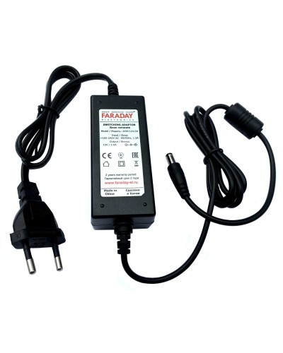 24W/12V/2A. Импульсный блок питания в пластиковом корпусе. FARADAY в Коврове
