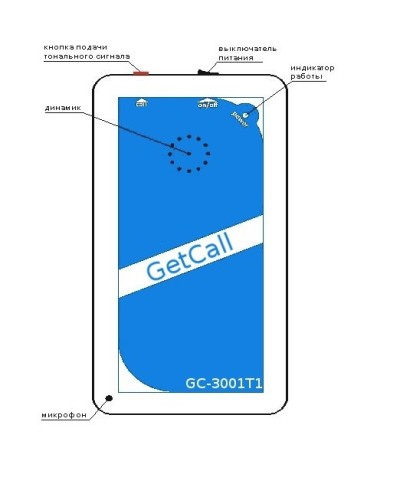 GC-3001T1. Переговорное устройство ремонтной связи. GETCALL в Коврове
