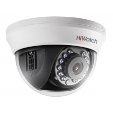 DS-T591(C) (2.8 mm). Бюджетная видеокамера мультиформатная купольная. HiWatch
