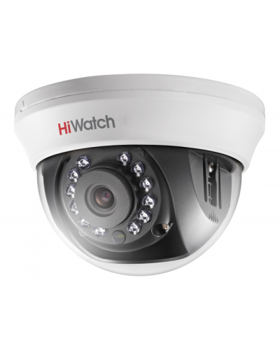 DS-T201(B) (2.8мм). Бюджетная видеокамера мультиформатная купольная. HiWatch в Коврове
