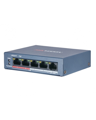 DS-3E0105P-E/M(B). Коммутатор с питанием POE. Hikvision в Коврове
