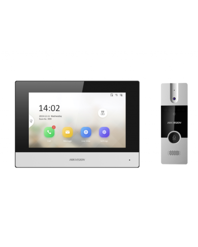 DS-KIS302-P. Комплект IP видеодомофона. Hikvision в Коврове