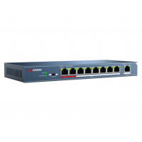 DS-3E0109P-E/M(B). Коммутатор с питанием POE. Hikvision