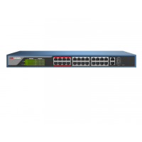 DS-3E0326P-E/M(B). Коммутатор с питанием POE. Hikvision