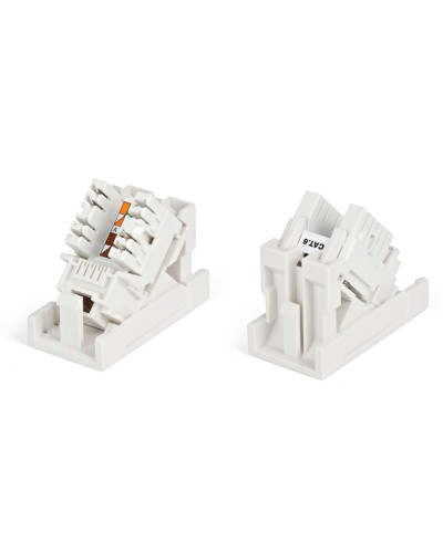 SIP2K-C6-M45-22.5. Вставка 45x22,5 с наклонным модулем RJ-45 категории 6. Hyperline в Коврове