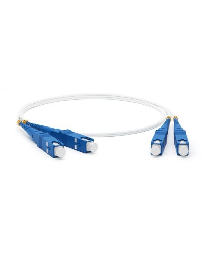 FC-D2-9A1-SC/UR-SC/UR-H-1M-LSZH-WH. Патч-корд волоконно-оптический SC-SC. Hyperline в Коврове