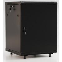 TWB-FC-1566-SR-RAL9004. Шкаф телекоммуникационный 19 настенный 15U. Hyperline