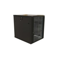 TWB-1868-GP-RAL9004. Шкаф телекоммуникационный 19 настенный 18U. Hyperline