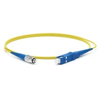 FC-S2-9-FC/UR-SC/UR-H-2M-LSZH-YL. Патч-корд волоконно-оптический одномодовый. Hyperline