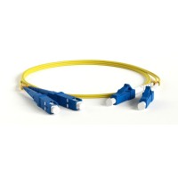 FC-D2-9-LC/UR-SC/UR-H-20M-LSZH-YL. Патч-корд волоконно-оптический одномодовый. Hyperline
