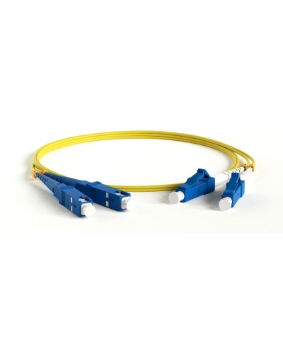FC-D2-9-LC/UR-SC/UR-H-20M-LSZH-YL. Патч-корд волоконно-оптический одномодовый. Hyperline в Коврове