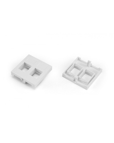 SIP2-2N-M45-45. Вставка 45x45 (аналог Mosaic) для 2х модулей формата Keystone Jack. Hyperline в Коврове