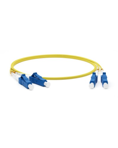 FC-D2-9-LC/UR-LC/UR-H-5M-LSZH-YL. Патч-корд волоконно-оптический одномодовый. Hyperline в Коврове