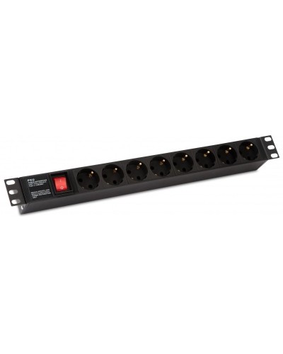 SHE19-8SH-S-IEC. Блок розеток 19. Hyperline в Коврове