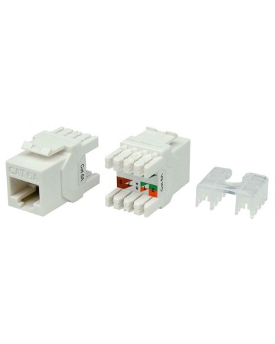 KJ8-8P8C-C6A-180-WH. Вставка Keystone Jack RJ-45. Hyperline в Коврове