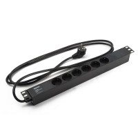 SHE19-6SH-2.5EU. Блок розеток 19. Hyperline