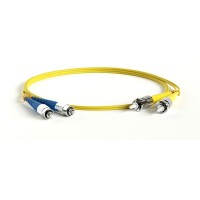 FC-D2-9-FC/UR-ST/UR-H-2M-LSZH-YL. Патч-корд волоконно-оптический ST-FC. Hyperline