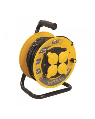 УК40 4 места, 40м (WKP15-16-04-40-44). Удлинитель на катушке Industrial plus. IEK в Коврове