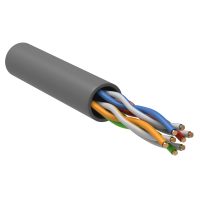 GENERICA U/UTP 5E 24AWG 4PR PVC серый (BC1-C5E04-111-100-R-G). Кабель «витая пара» (LAN) для структурированных систем связи. IEK