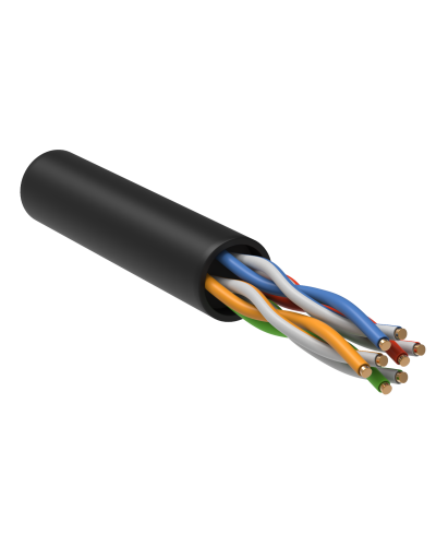 GENERICA U/UTP кат.5E 24AWG 4 пары LDPE черный (BC3-C5E04-139-305-R-G). Кабель «витая пара» (LAN) для структурированных систем связи. IEK в Коврове
