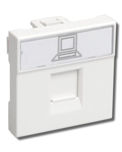 РКИ-20-00-П RJ-45 UTP белая (CKK-40D-RI2-K01). Розетка информационная 2 модуля ПРАЙМЕР. IEK в Коврове