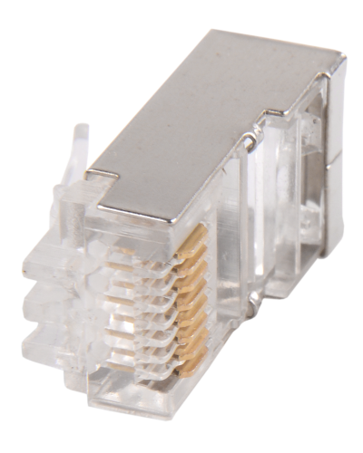 GENERICA Разъём RJ-45 FTP для кабеля кат. 5Е (20 шт) (CS3-1C5EF-G). Разъем RJ-45. IEK в Коврове