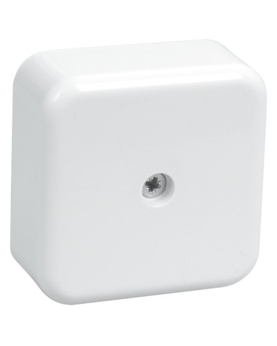 Коробка распаячная КМ41206-01 50х50х20 открытой проводки (4 клеммы 3 мм²) белая (UKO10-050-050-020-K01). Коробка распаячная безгалогенная (HF). IEK в Коврове