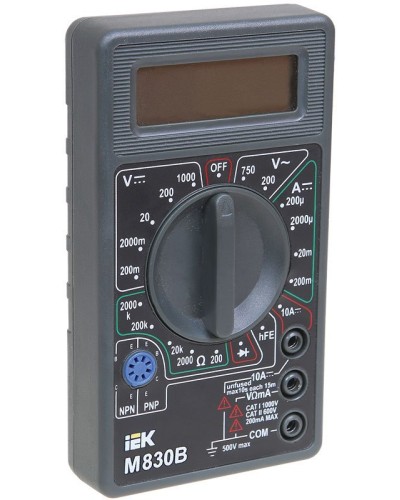 Мультиметр цифровой Universal M830B (TMD-2B-830). Мультиметр цифровой. IEK в Коврове