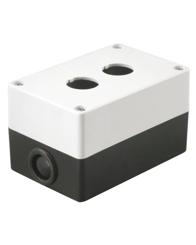 Корпус КП102 для кнопок 2 места белый (BKP10-2-K01). Корпус для кнопочных постов. IEK в Коврове