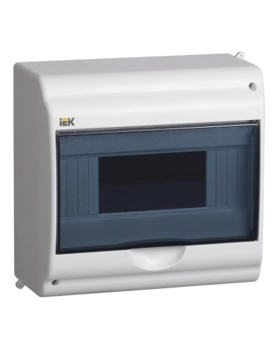 Корпус пластиковый КМПн 2/9-2 IP31 белый KREPTA 3 (MKP42-N-09-31-02). Щиток модульный с прозрачной дверцей, настенный. IEK в Коврове