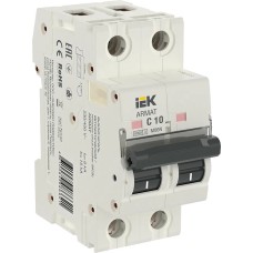 M06N 2P C 10А 6кА ARMAT (AR-M06N-2-C010). Автоматический выключатель. IEK