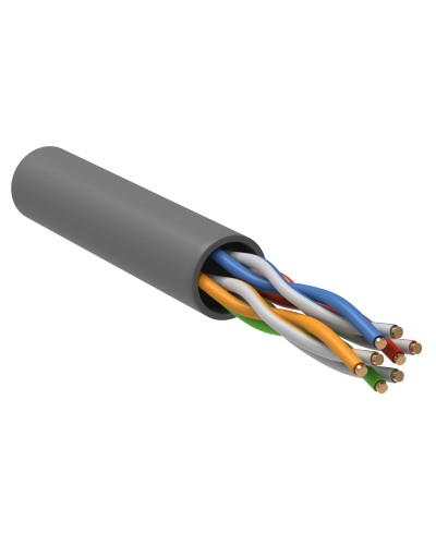 GENERICA U/UTP кат.5E 24AWG 4 пары PVC серый (BC1-C5E04-111-305-R-G). Кабель «витая пара» (LAN) для структурированных систем связи. IEK в Коврове