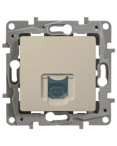 Розетка 5e, UTP, 1хRJ45, ETIKA, слоновая кость (672341). Розетка. LegranD в Коврове