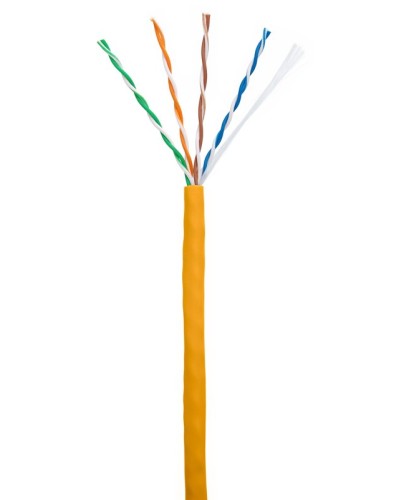 U/UTP 4pair, Cat5e, In, LSZH (EC-UU004-5E-LSZH-OR). Кабель «витая пара» (LAN) для структурированных систем связи. NETLAN в Коврове