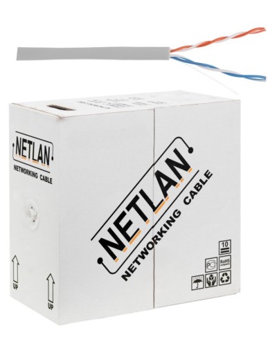 U/UTP 2pair, Cat5, In, PVC, CCA (CCA-UU002-5-PVC-GY) . Кабель «витая пара» (LAN) для структурированных систем связи. NETLAN в Коврове