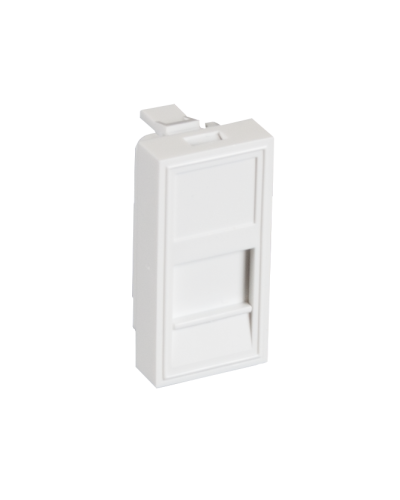 EC-IMH-1-WT-10 (10шт). Вставка 45x45 (Mosaic) для 1 модуля Keystone Jack. NETLAN в Коврове