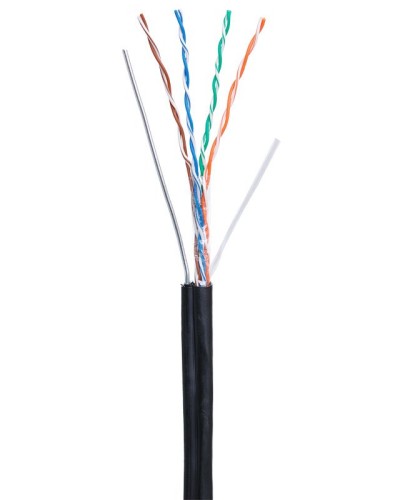 U/UTP 4pair, Cat5e, Out, Sw, PE (EC-UU004-5E-PE-SW-BK). Кабель «витая пара» (LAN) для структурированных систем связи. NETLAN в Коврове