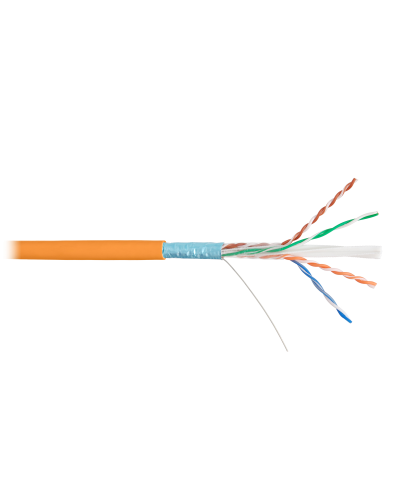 F/UTP 4pair, Cat6, Solid, In, PVC (NKL 9240C-OR). Кабель «витая пара» (LAN) для структурированных систем связи. NIKOLAN в Коврове