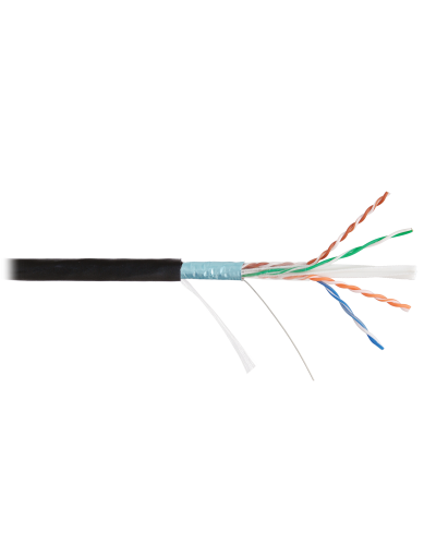 F/UTP 4pair, Cat6, Solid, In/Out, нг(А)-HF (NMC 4240C-BK). Кабель «витая пара» (LAN) для структурированных систем связи. NIKOMAX в Коврове