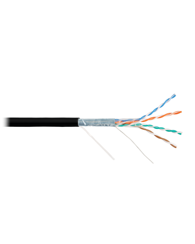 F/UTP 4pair, Cat5e, Solid, Out, PVC (NMC 9200B-BK). Кабель «витая пара» (LAN) для структурированных систем связи. NIKOMAX в Коврове