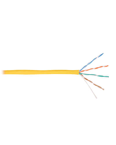 U/UTP 4pair, Cat5e, Solid, In, PVC (NMC 4100A-YL). Кабель «витая пара» (LAN) для структурированных систем связи. NIKOMAX в Коврове