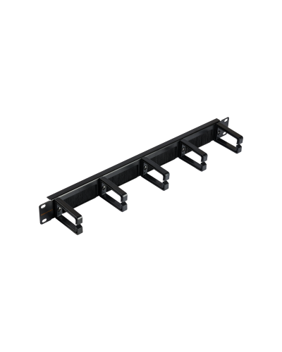 NMC-OP530HB-1U-BK-2 (2 шт). Кабельный органайзер 19 с щёточным вводом. NIKOMAX в Коврове