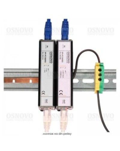 SP-IP/1000D. Устройство грозозащиты цепей Ethernet. OSNOVO в Коврове