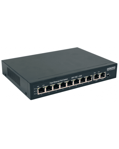 SW-20820(120W). Коммутатор 10-портовый  Gigabit Ethernet с PoE. OSNOVO в Коврове