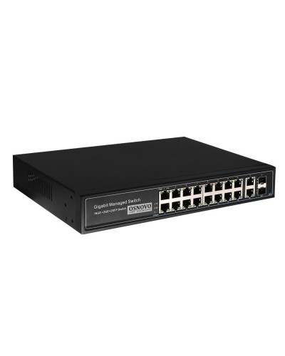SW-8182/L(300W). Коммутатор 16-портовый  Gigabit Ethernet с PoE. OSNOVO в Коврове