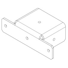 PERCo-MB-16.7. Соединительный элемент ограждения. PERCo