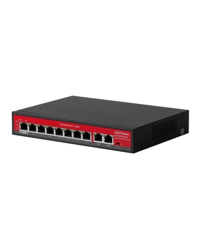 PND-08P-2M-BT1 (120W). Коммутатор AI 10-портовый с функцией PoE. Polyvision в Коврове